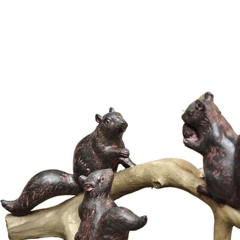 Resin Copper Sculpture Bronze Animal for Garden
