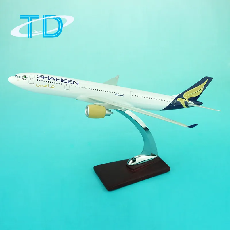 Resin Model Plane Shaheen Air A330-200 Airplane Model