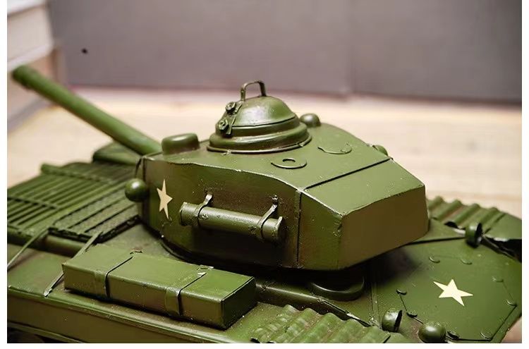 Retro Ironwork Props Display Tank Simulation Model Pure Handmade Crafts