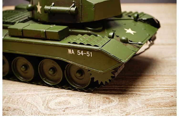 Retro Ironwork Props Display Tank Simulation Model Pure Handmade Crafts