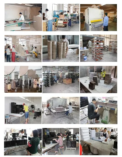 Round Rosewood Piano Finish Wooden Standing Plaque