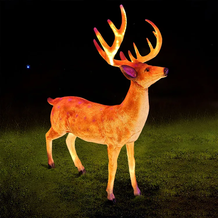Sika Deer Lighting Sculpture Lamp