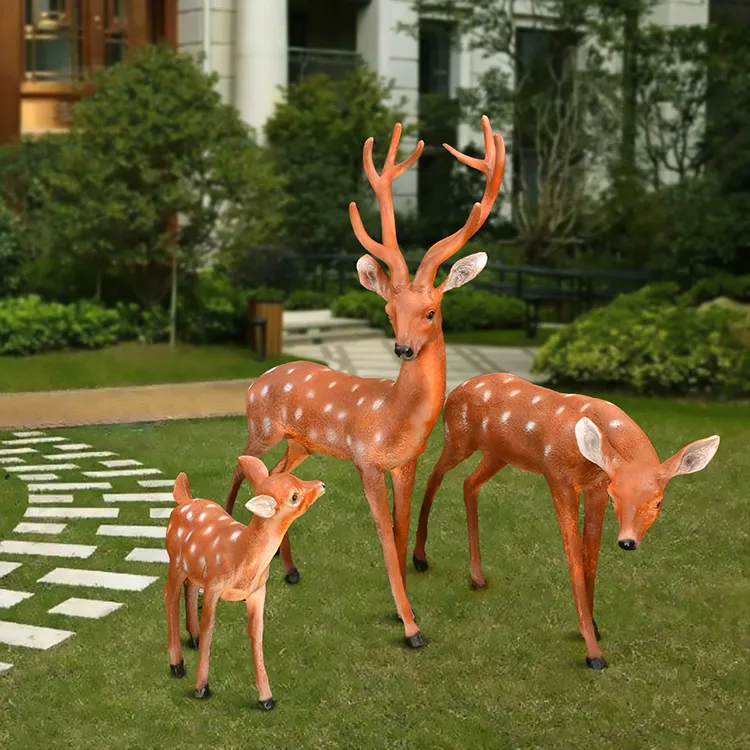 Sika Deer Lighting Sculpture Lamp