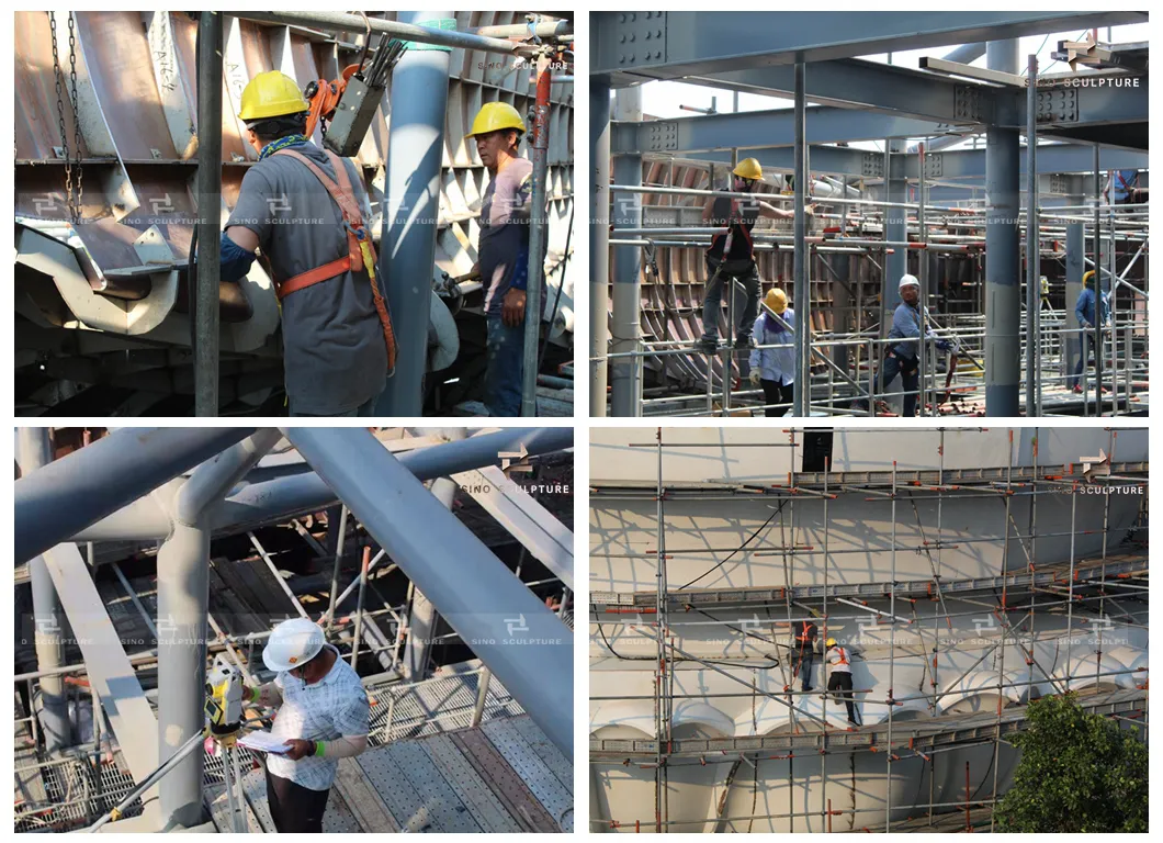 Sphere Stainless Steel Sculpture Surface Mirror Polished