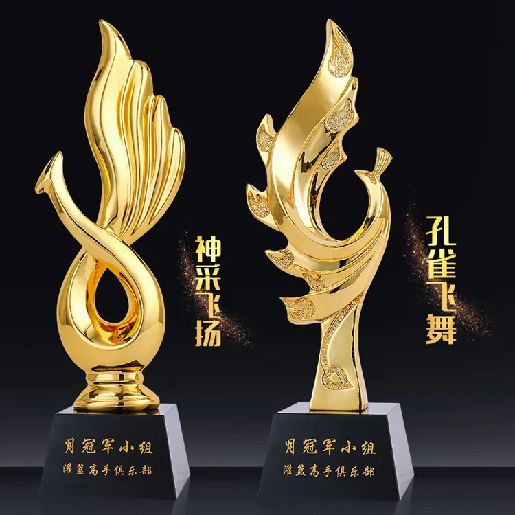 Stainless Steel Material Custom Bowl Shape Trophy Award with Soft Enamel Logo