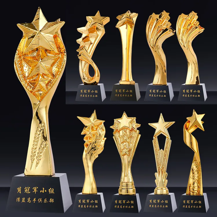 Stainless Steel Material Custom Bowl Shape Trophy Award with Soft Enamel Logo