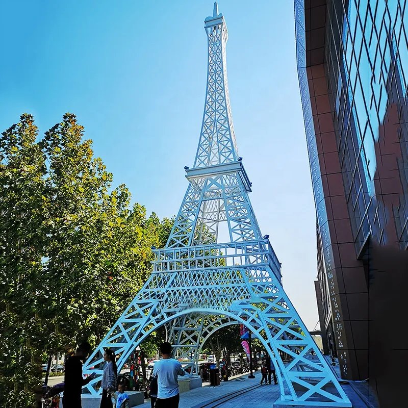 Stainless Steel Paris Eiffel Tower Replica for Park
