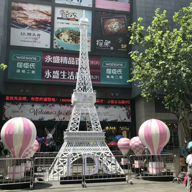 Stainless Steel Paris Eiffel Tower Replica for Park