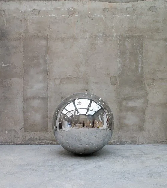 Stainless Steel Sphere Ball Sculpture for Outdoor or Indoor Modern Sculpture Statue
