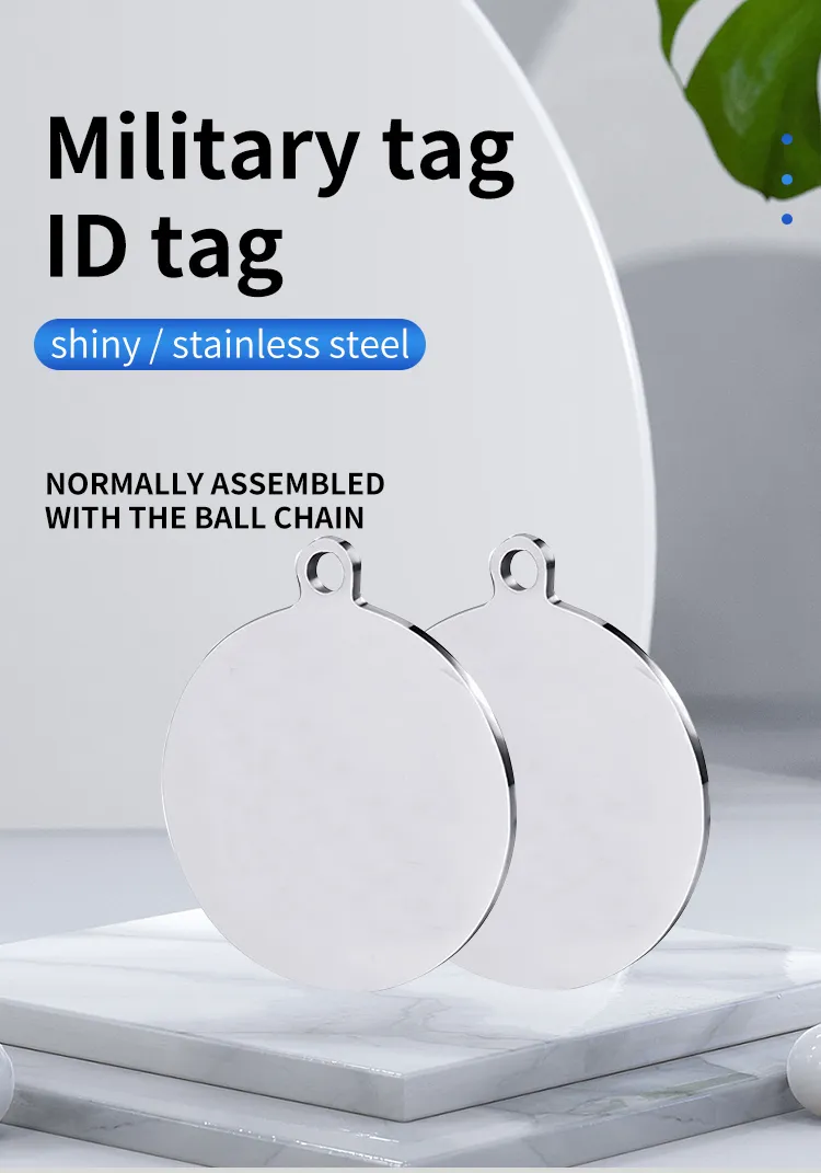 Stamping Blank Round Tags with Hole