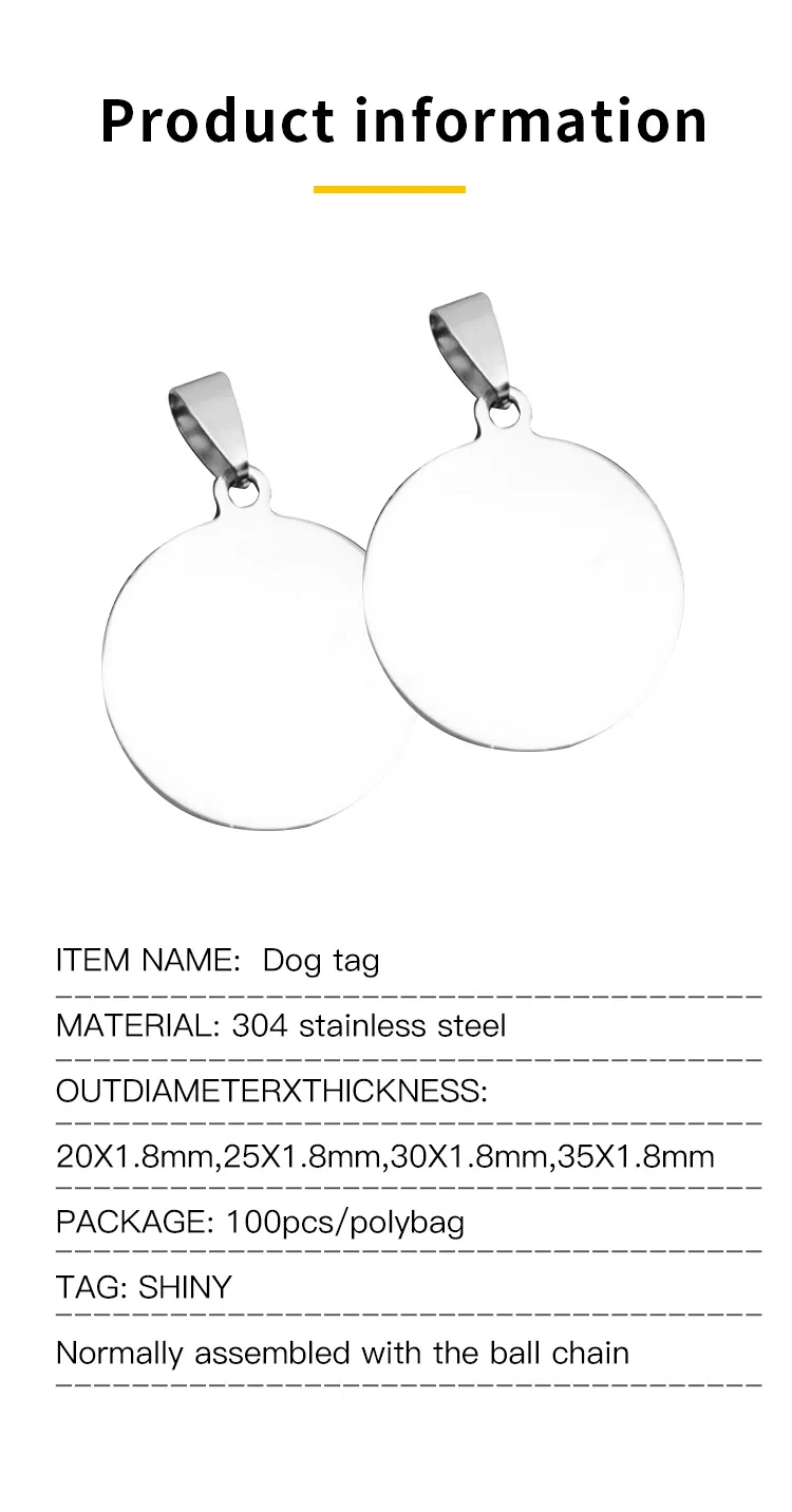 Stamping Blank Round Tags with Hole