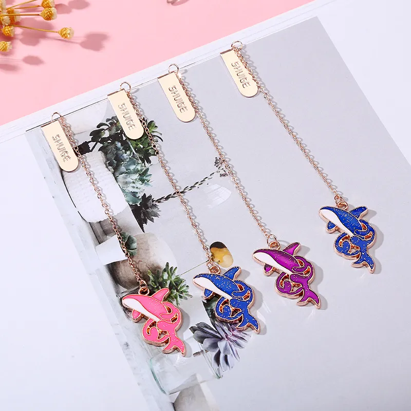 Super Cute Metal Bookmark Animal Bookmark Metal Crafts Enamel Bookmark