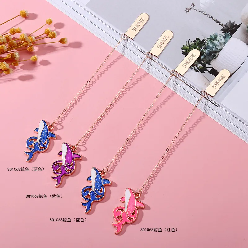 Super Cute Metal Bookmark Animal Bookmark Metal Crafts Enamel Bookmark