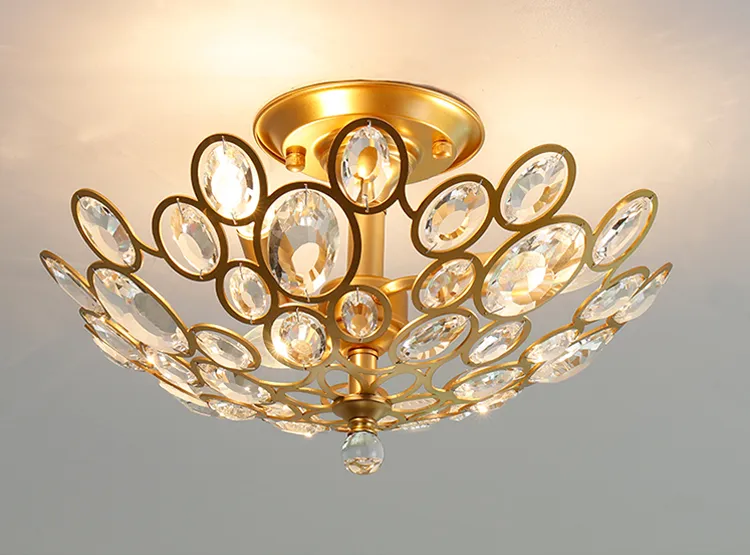 Transparent Round Fashion Design Crystal Pendant