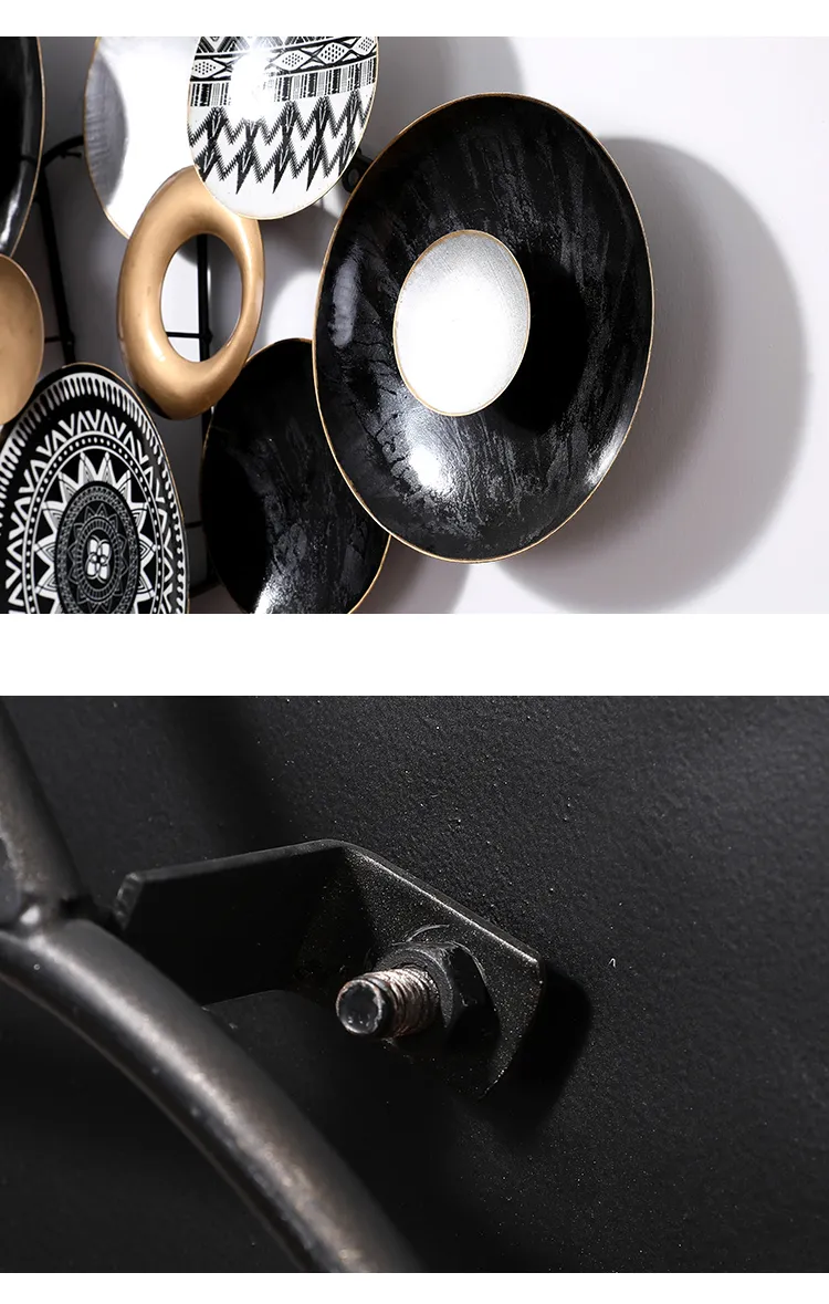 Wall Decoration Retro Iron Metal Home Art Wall Decoration for Home