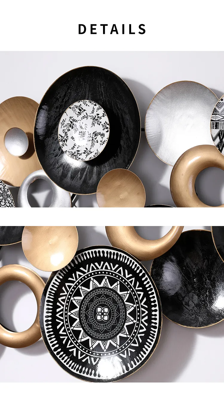 Wall Decoration Retro Iron Metal Home Art Wall Decoration for Home