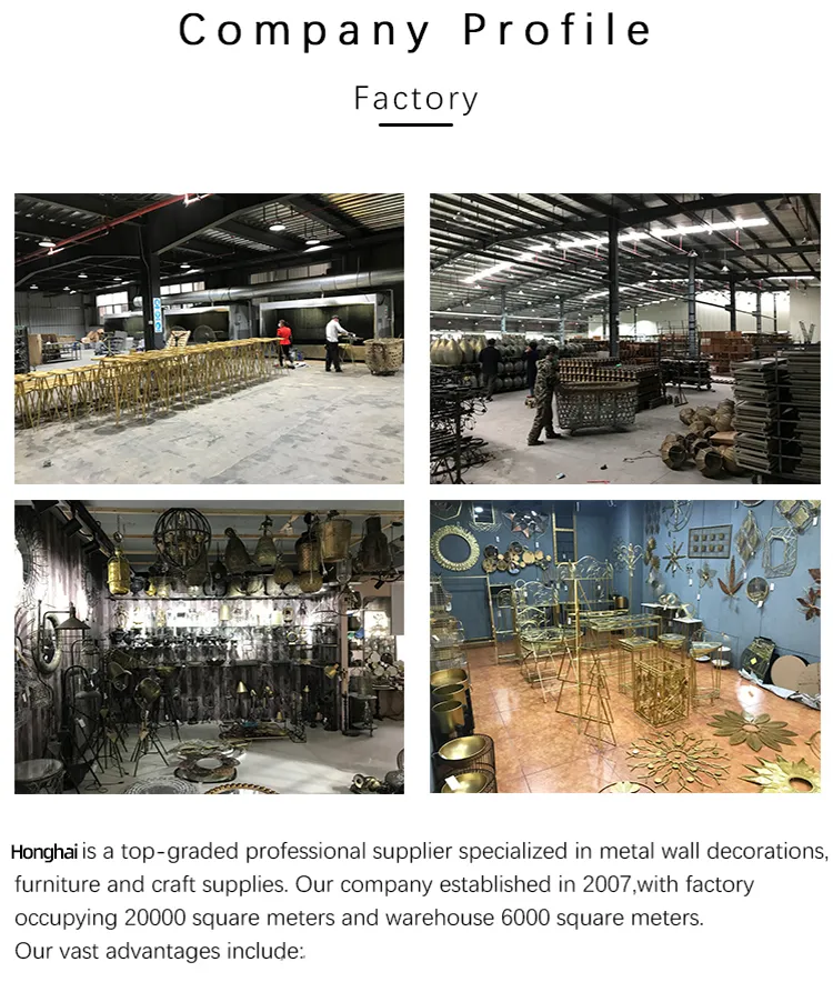 Wall Decoration Retro Iron Metal Home Art Wall Decoration for Home