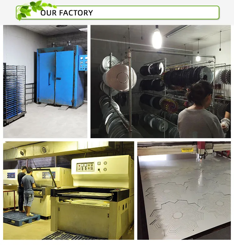 Wholesale 12 Inch Laser Cut Stainless Steel Purple Color 3D Metal Mandala Wind Spinner