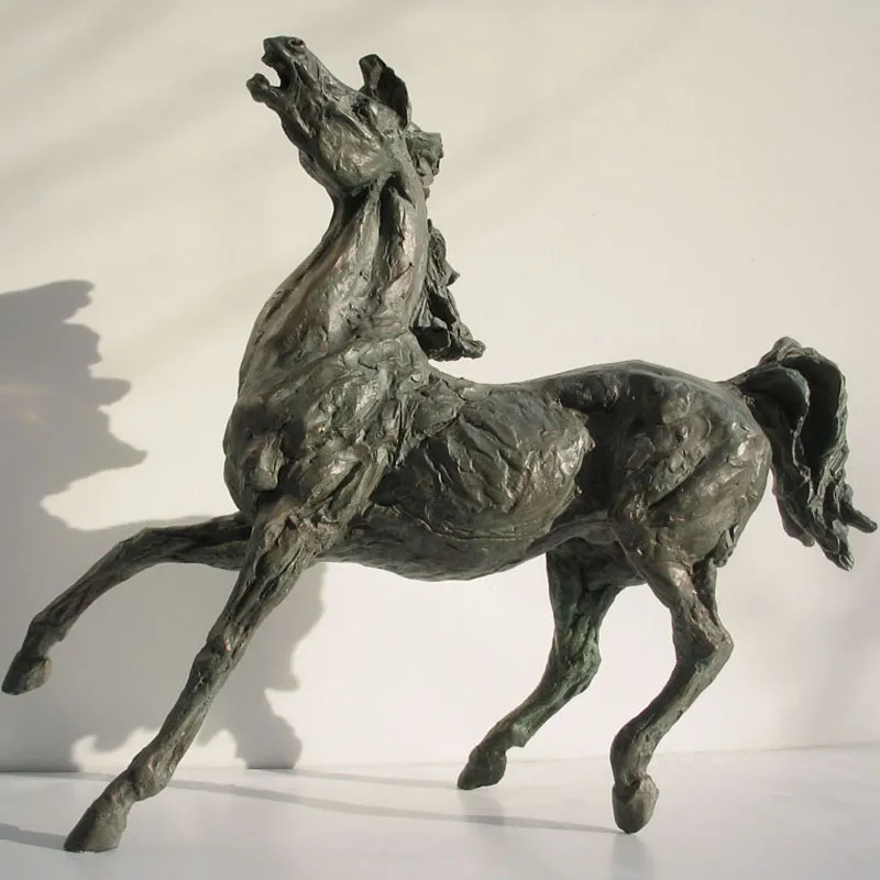 Wholesale Garden Life Size Animal Bronze Cooper Sculpture Antique Brass Horse Statue
