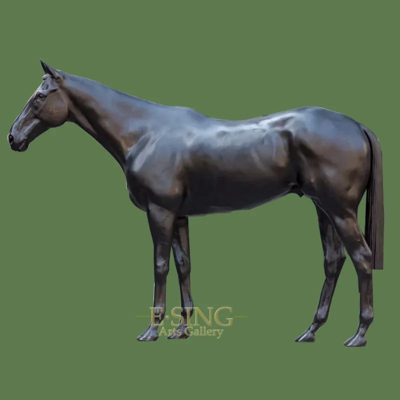 Wholesale Garden Life Size Animal Bronze Cooper Sculpture Antique Brass Horse Statue