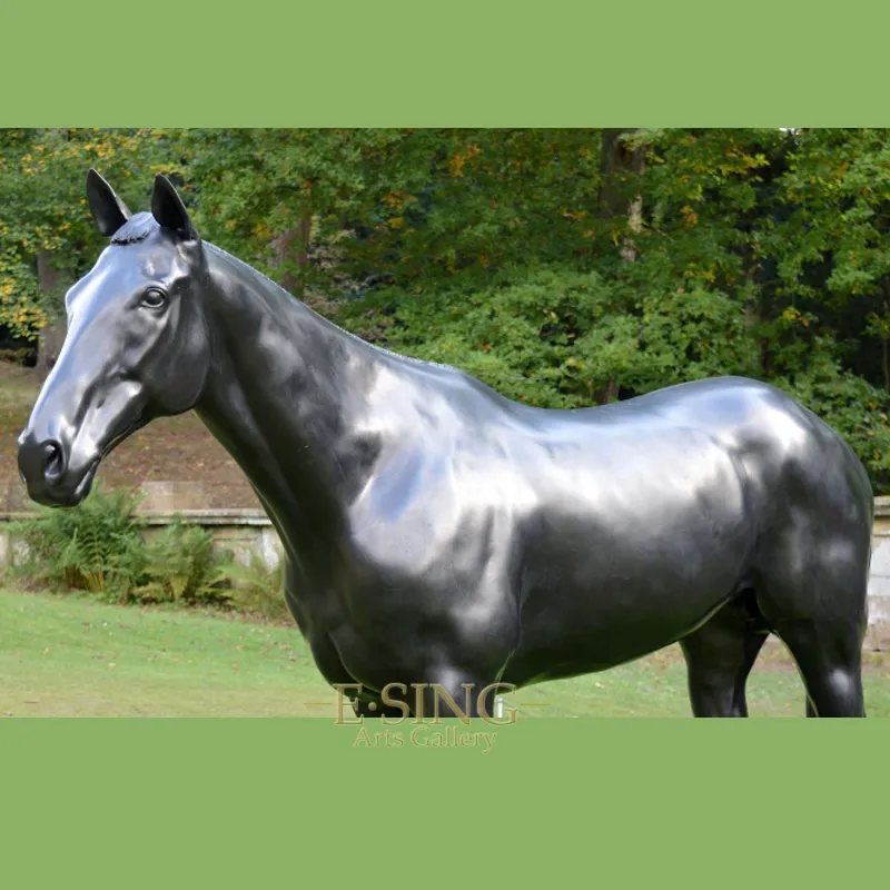 Wholesale Garden Life Size Animal Bronze Cooper Sculpture Antique Brass Horse Statue