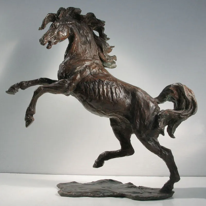 Wholesale Garden Life Size Animal Bronze Cooper Sculpture Antique Brass Horse Statue