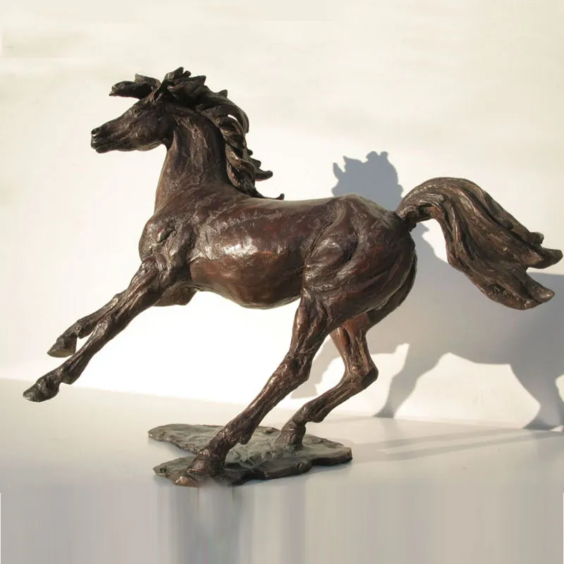 Wholesale Garden Life Size Animal Bronze Cooper Sculpture Antique Brass Horse Statue