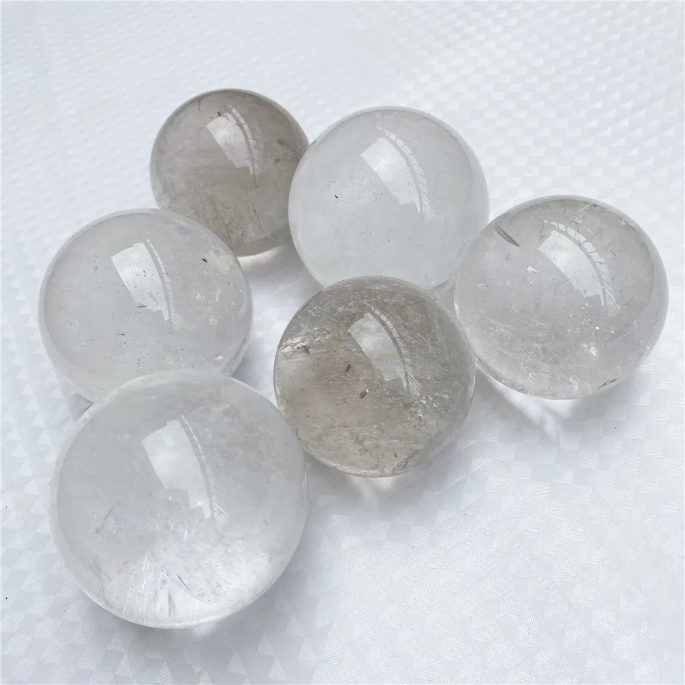 Wholesale White Clear Sphere Souvenirs Natural Clear Crystal Ball