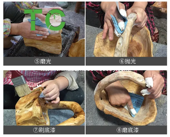 Wood Root Planter